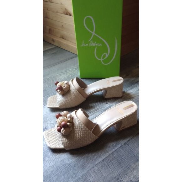 Sam Edelman Women's Size 8 Weston Heeled Sandal Eggshell- NWT - Picture 1 of 8